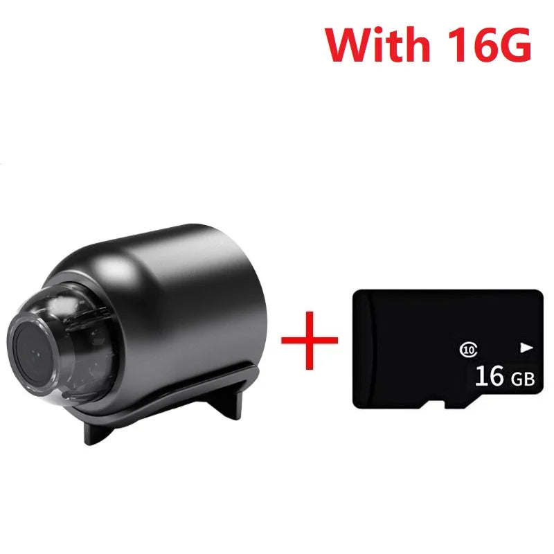 "Mini WiFi Camera 1080P HD – Night Vision, Motion & Sound Detection"