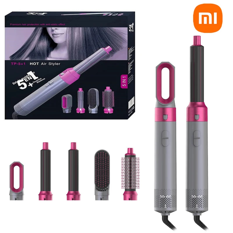 "Xiaomi 5 en 1: Secador, Rizador, Alisador y Más - Todo en Uno"