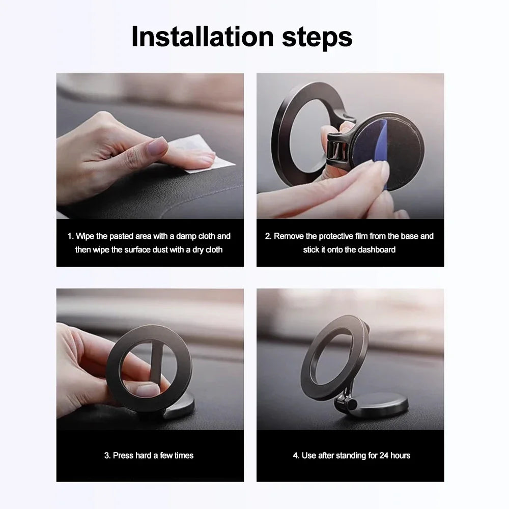 "Soporte Magnético para Coche 360° Compatible con MagSafe"