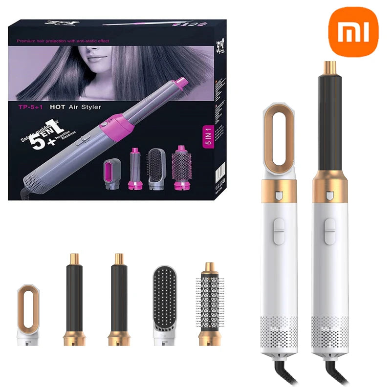 "Xiaomi 5 en 1: Secador, Rizador, Alisador y Más - Todo en Uno"