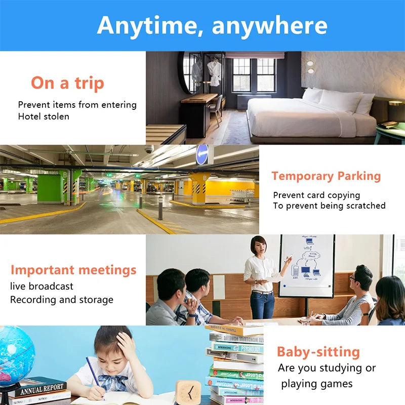 "Mini WiFi Camera 1080P HD – Night Vision, Motion & Sound Detection"