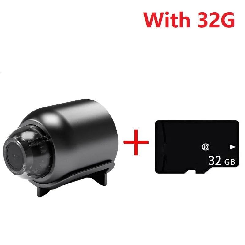 "Mini WiFi Camera 1080P HD – Night Vision, Motion & Sound Detection"